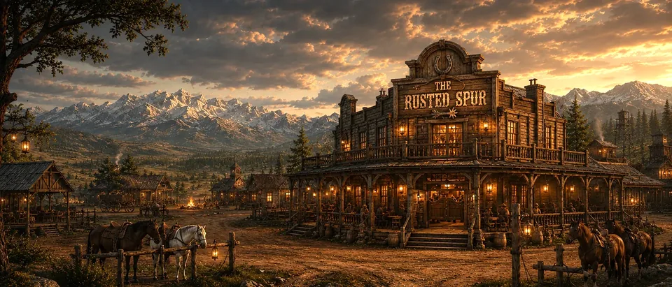The Rusted Spur, a frontier gathering place in Claim the Range